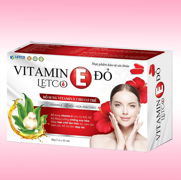 TPBVSK VITAMIN E ĐỎ LETCO